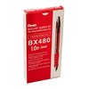 Pentel R.S.V.P. Super RT Retractable Ballpoint Pen, Red, PK12, 12PK BX480B